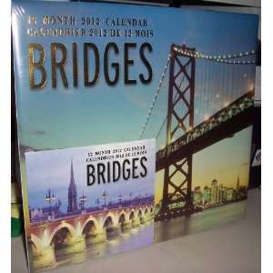  2012 Bridges 12 month Wall Calendar