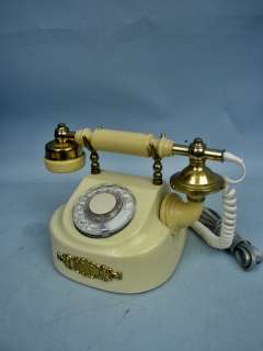 Vintage French Style Rotary Telephone by Metropolitan Tele Tronics 
