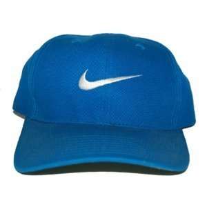  New Vintage Swoosh Nike Cotton Sports Hat   Bright Blue 