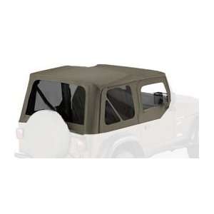 Bestop 51129 36 Replace a top Khaki Diamond Soft Top with Tinted Side 
