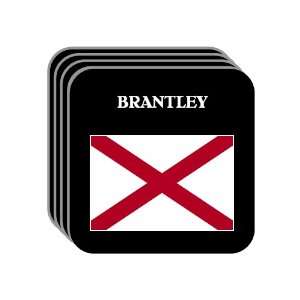 US State Flag   BRANTLEY, Alabama (AL) Set of 4 Mini Mousepad Coasters