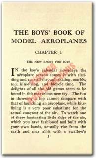 How To Build & Fly Model Airplanes ~ Book on CD  