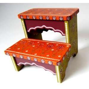   furnishings   DOUBLE STEP STOOL in BOHEMIAN GARDE Toys & Games