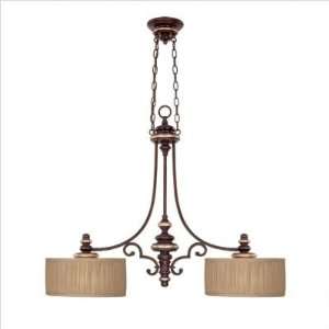    447   Park Place Two Light Kitchen Island Light in Champagne Bronze