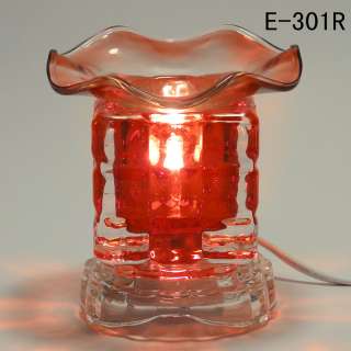 Glass Electric Dice Scent Oil Tart Diffuser Warmer Burner Aroma 