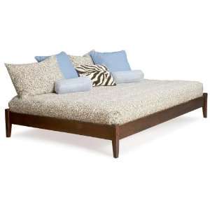 Twin Concord Platform Bed with Open Footrail (Antique 