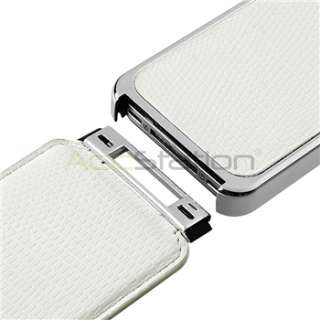   compatible with apple iphone 4 4s white with chrome sides quantity