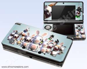 Nintendo 3DS Skin Vinyl Decal   Rayman Raving Rabbids  
