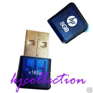 HP 8GB 8G USB Flash Drive Stick Mini Strap Disk v165w  
