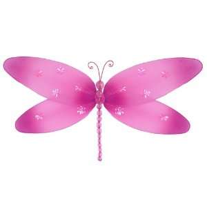 ) Sparkle Dragonfly nylon hanging ceiling wall baby nursery girls 
