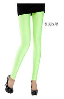   Fluorescent Stretchy Leggings Tight Pants/Trousers  130g