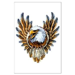  Large Poster Bald Eagle with Feathers Dreamcatcher 