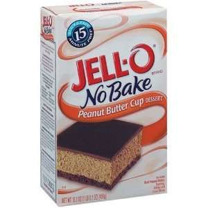 Jell O No Bake Peanut Butter Cup Dessert Mix, 16.1 (Pack of 6)  