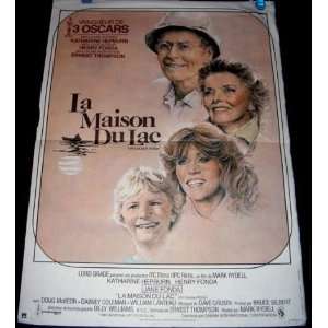 La Maison Du Lac (On Golden Pond) 1981 French Movie Poster (Movie 