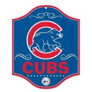  Chicago Cubs Walking Bear Logo Wooden Sign Sports 
