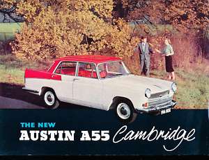 1960 1961 1962 Austin A55 Cambridge Sales Brochure  