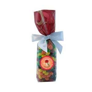 MS22R SKIT    Mug Stuffer Gift Bag with Skittles   Red Swirl  