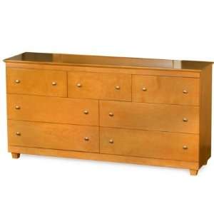  MIASDCL Miami Collection 7 Drawer Dresser Caramel