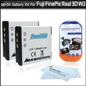   Fujifilm FinePix Real 3D W3 Digital Camera + ButterflyPhoto Micro