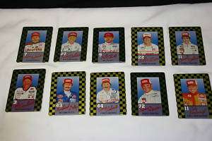 Winston Cup Series 10 Metal Collector Cards In Tin  
