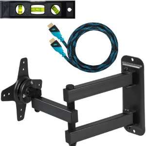   Flat Screen Monitor Displays/TVs 12 24 up to 40lbs Tilt and Swivel