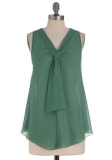 Green Solid Top  Modcloth