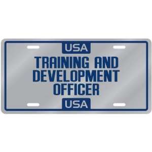  New  Usa Training And Development Officer  License Plate 
