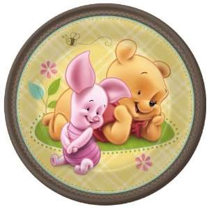  Baby Pooh Dessert Plates 8ct 