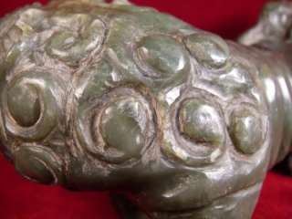ANCIENT HAND CARVED JADE PALACE DOG NEOLITHIC PERIOD  