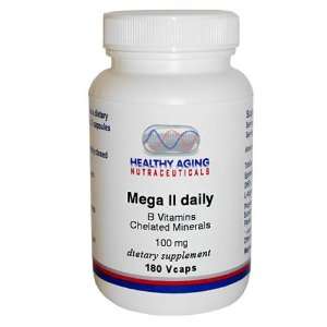   100 Mg B Vitamins Chelated Minerals 180 Vcaps