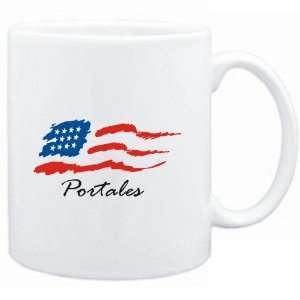 Mug White  Portales   US Flag  Usa Cities  Sports 