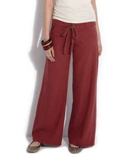 Chestnut (Brown) Chestnut 32in Linen Trousers  238053825  New Look