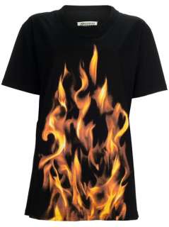 Maison Martin Margiela Flame T Shirt   Degli Effetti Women   farfetch 