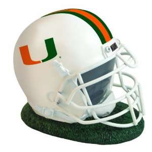    NCAA University of Miami Helmet Shaped Bank