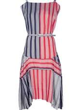 VIVIENNE WESTWOOD ANGLOMANIA   MULTI STRIPE DRESS