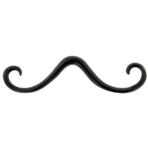  Horn Septum Mustache 4g Metal Mafia Jewelry