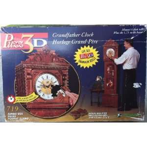  Puzz 3D Grandfather Clock Horloge Grand Peré 719 Jumbo 