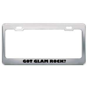 Got Glam Rock? Music Musical Instrument Metal License Plate Frame 