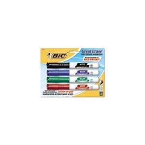  BIC GDEMP41ASST   Great Erase Grip XL Dry Erase Markers 