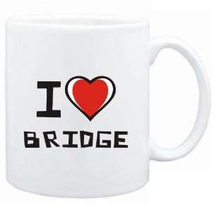  Mug White I love Bridge  Sports