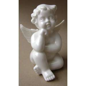  Decorative Porecelain Sitting Baby Angel   5 inches tall 