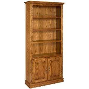  A & E Wood Design A & E Solid Oak Britania Wood Bookcase 