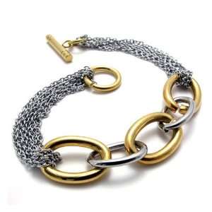    75660 WHITE 316L Titanium Steel Quality Bracelet for Men Color White