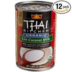 Thai Kitchen Organic Lite Coconut Milk Grocery & Gourmet Food