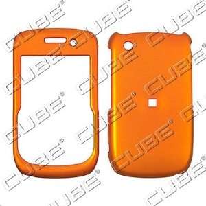 Blackberry Curve 8520/8530/9300 Leather Honey Orange Hard Case/Cover 