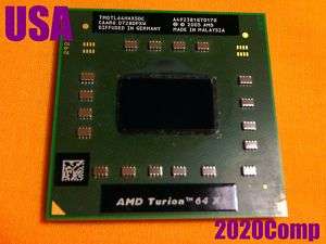 Socket S1  AMD Turion 64X2 TMDTL64HAX5DC CPU 2.2Ghz  