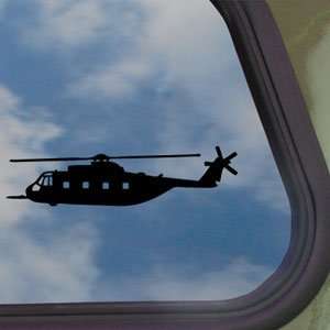  HH 3 Jolly Green Giant Helicopter Black Decal Car Sticker 