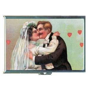  1908 Wedding Bride Retro Love ID Holder, Cigarette Case or 