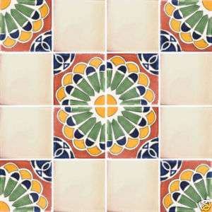240) 16 Mexican Tiles 4x4 Clay Talavera Tile Ceramic  