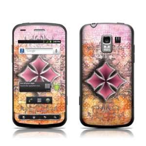  Pink Cross Design Protective Skin Decal Sticker for LG 